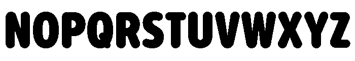 Chicle Heavy Font UPPERCASE