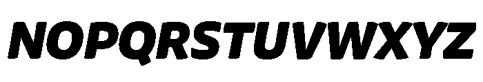 Chidori Black Italic Font UPPERCASE
