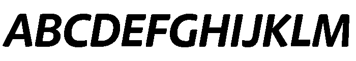 Chidori Bold Italic Font UPPERCASE