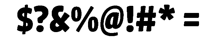 Chidori Condensed Black Font OTHER CHARS