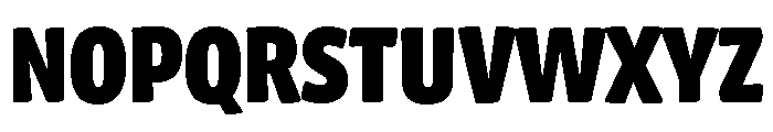 Chidori Condensed Black Font UPPERCASE