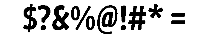 Chidori Condensed Bold Font OTHER CHARS