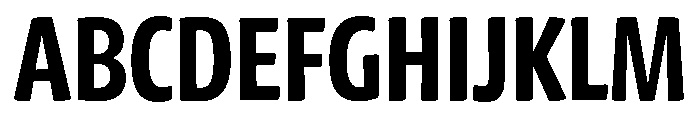 Chidori Condensed Bold Font UPPERCASE