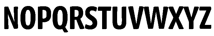 Chidori Condensed Bold Font UPPERCASE