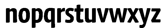 Chidori Condensed Bold Font LOWERCASE