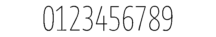 Chidori Condensed ExtraLight Font OTHER CHARS