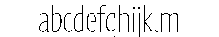 Chidori Condensed ExtraLight FONT