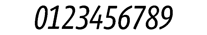 Chidori Condensed Italic Font OTHER CHARS
