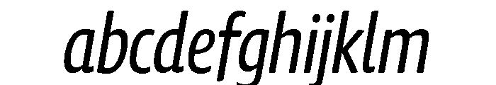 Chidori Condensed Italic FONT