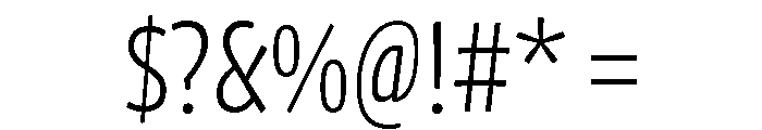 Chidori Condensed Light Font OTHER CHARS