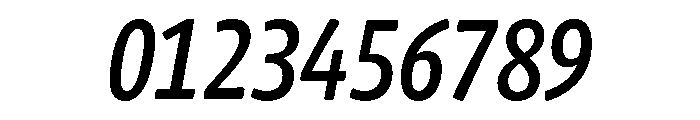 Chidori Condensed Medium Italic Font OTHER CHARS