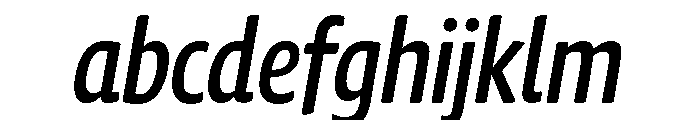 Chidori Condensed Medium Italic FONT