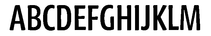 Chidori Condensed Medium Font UPPERCASE