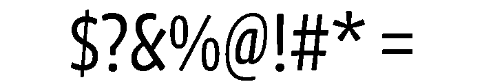 Chidori Condensed Regular Font OTHER CHARS