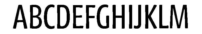Chidori Condensed Regular Font UPPERCASE