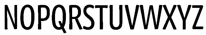 Chidori Condensed Regular Font UPPERCASE