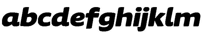 Chidori Expanded Black Italic FONT