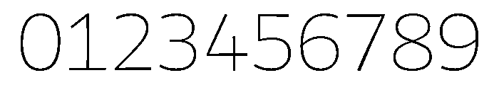 Chidori Expanded ExtraLight Font OTHER CHARS