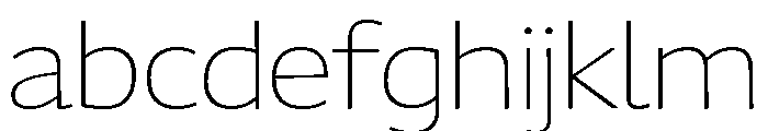 Chidori Expanded ExtraLight FONT