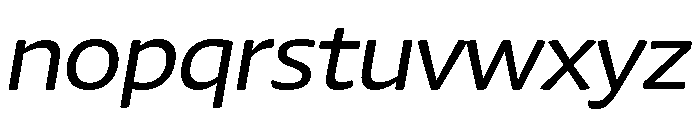 Chidori Expanded Italic Font LOWERCASE