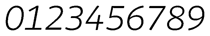 Chidori Expanded Light Italic Font OTHER CHARS