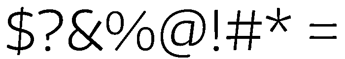 Chidori Expanded Light Font OTHER CHARS