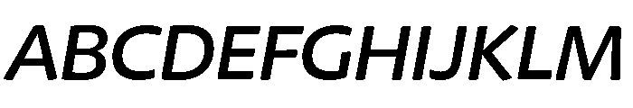 Chidori Expanded Medium Italic Font UPPERCASE