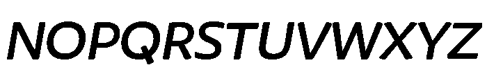 Chidori Expanded Medium Italic Font UPPERCASE