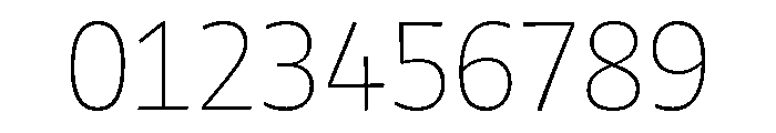 Chidori ExtraLight Font OTHER CHARS