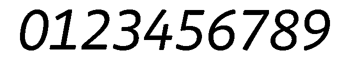 Chidori Italic Font OTHER CHARS