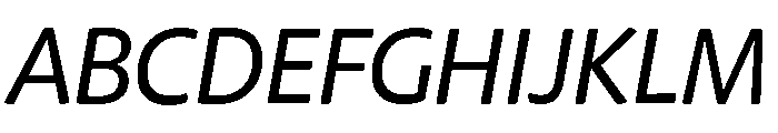 Chidori Italic Font UPPERCASE