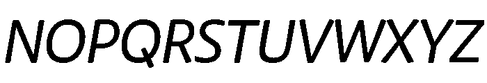 Chidori Italic Font UPPERCASE