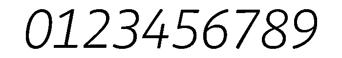 Chidori Light Italic Font OTHER CHARS