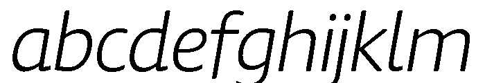 Chidori Light Italic FONT