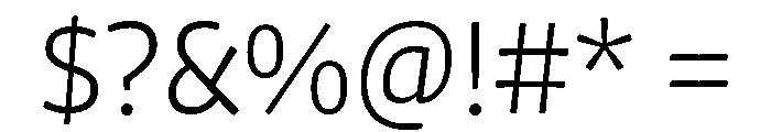 Chidori Light Font OTHER CHARS
