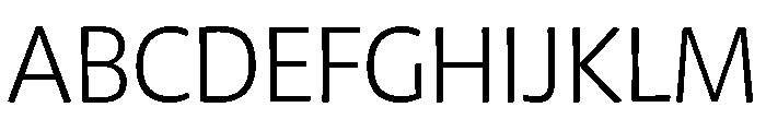 Chidori Light Font UPPERCASE