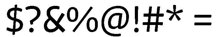 Chidori Regular Font OTHER CHARS