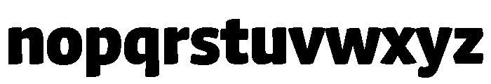 Chidori SemiCondensed Black Font LOWERCASE