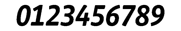 Chidori SemiCondensed Bold Italic Font OTHER CHARS