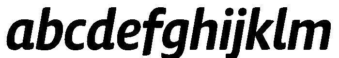 Chidori SemiCondensed Bold Italic FONT