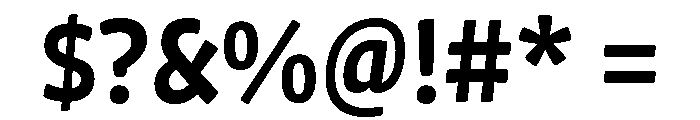 Chidori SemiCondensed Bold Font OTHER CHARS