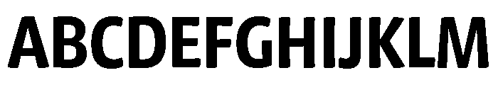 Chidori SemiCondensed Bold Font UPPERCASE