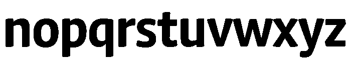 Chidori SemiCondensed Bold Font LOWERCASE