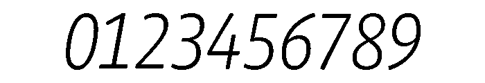 Chidori SemiCondensed Light Italic Font OTHER CHARS