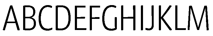 Chidori SemiCondensed Light Font UPPERCASE