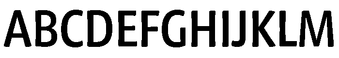 Chidori SemiCondensed Medium Font UPPERCASE