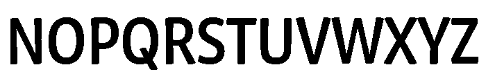 Chidori SemiCondensed Medium Font UPPERCASE