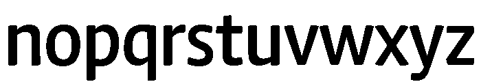 Chidori SemiCondensed Medium Font LOWERCASE