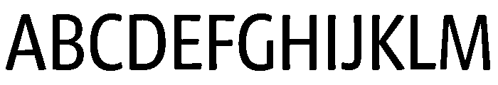 Chidori SemiCondensed Regular Font UPPERCASE