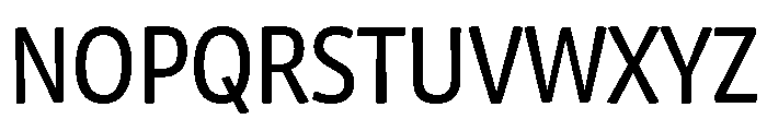 Chidori SemiCondensed Regular Font UPPERCASE